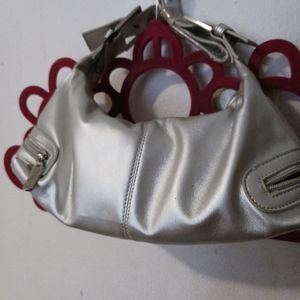 RAMPAGE SILVER LONGATED PURSE WITH MULTIPLE POCKETS